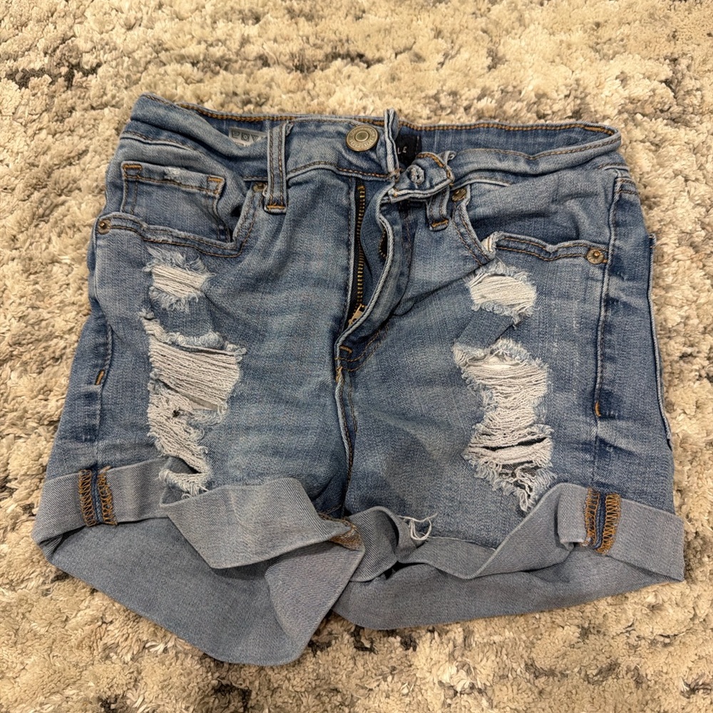 Aeropostale Distressed Denim Women Shorts